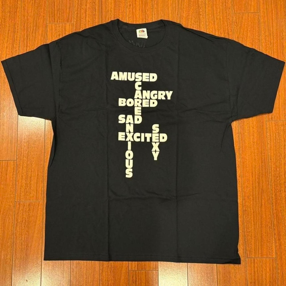 Westworld Giggles Emotion Crossword Black T-Shirt HBO TV Show XL